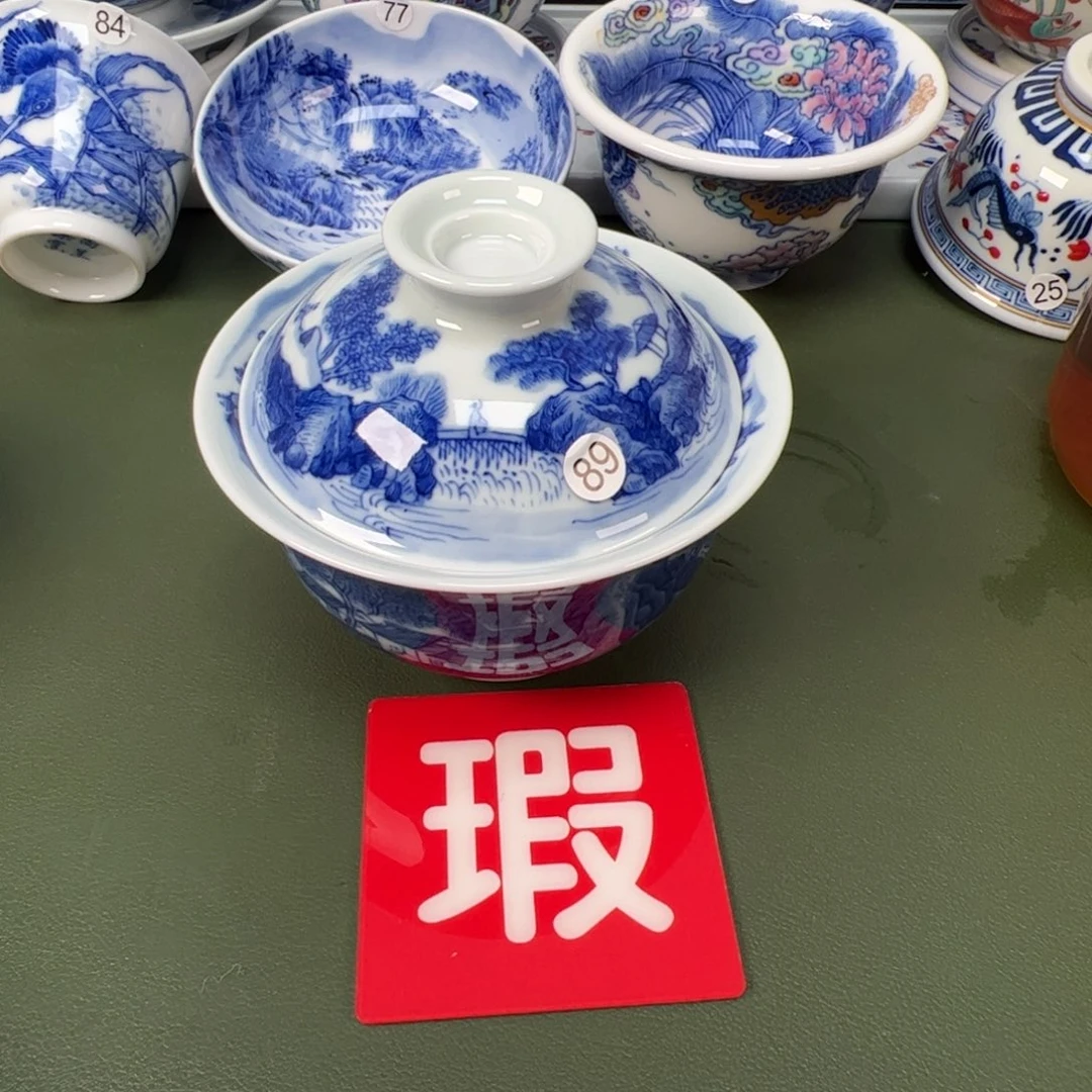 陶瓷景德镇纯手工纯手绘茶具木木89
