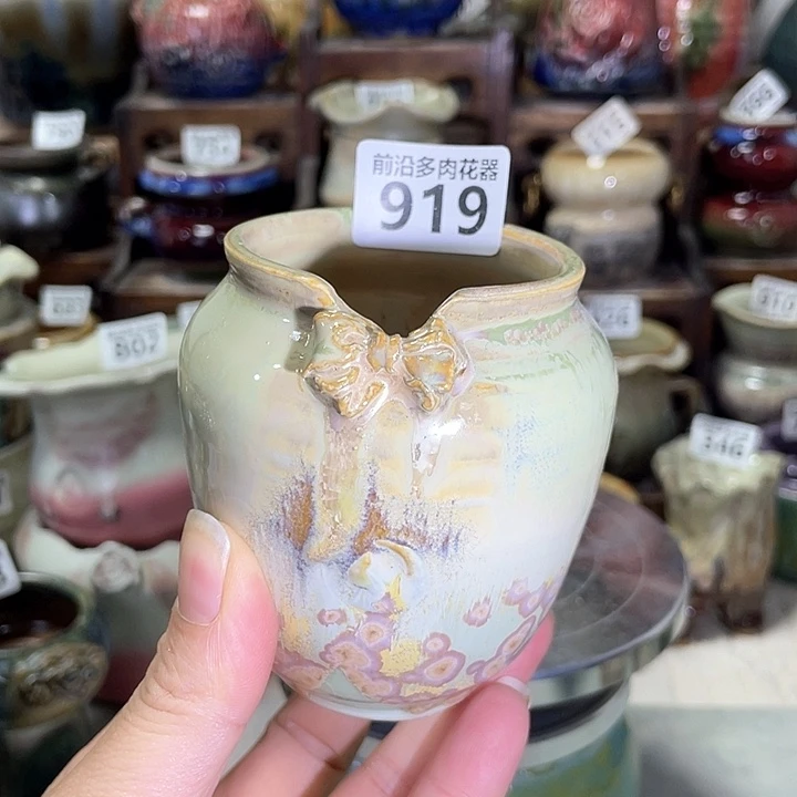 红陶内口径6高度8