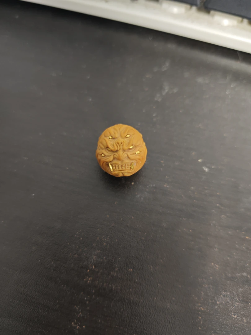 猴头 单颗 雕刻 六目龙僧 精修 重工