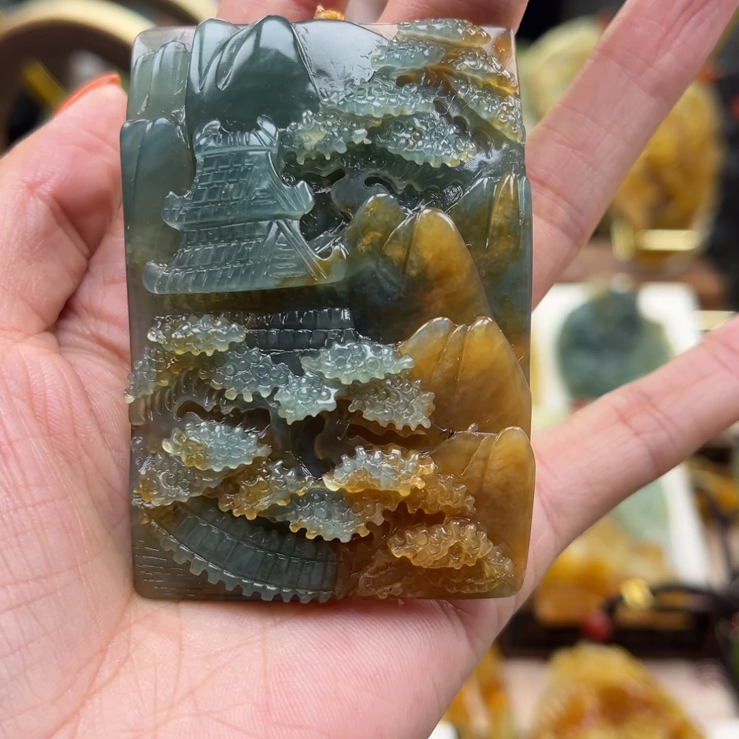 Z***店未镶嵌岫玉挂件挂件