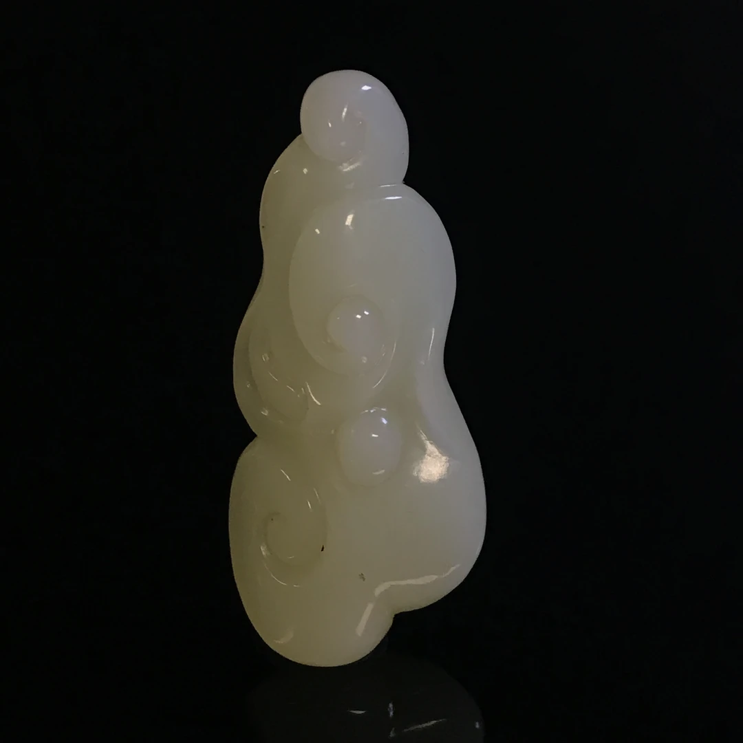 民国和田玉如意灵芝/HY518673/金玉良缘/槐荫山房