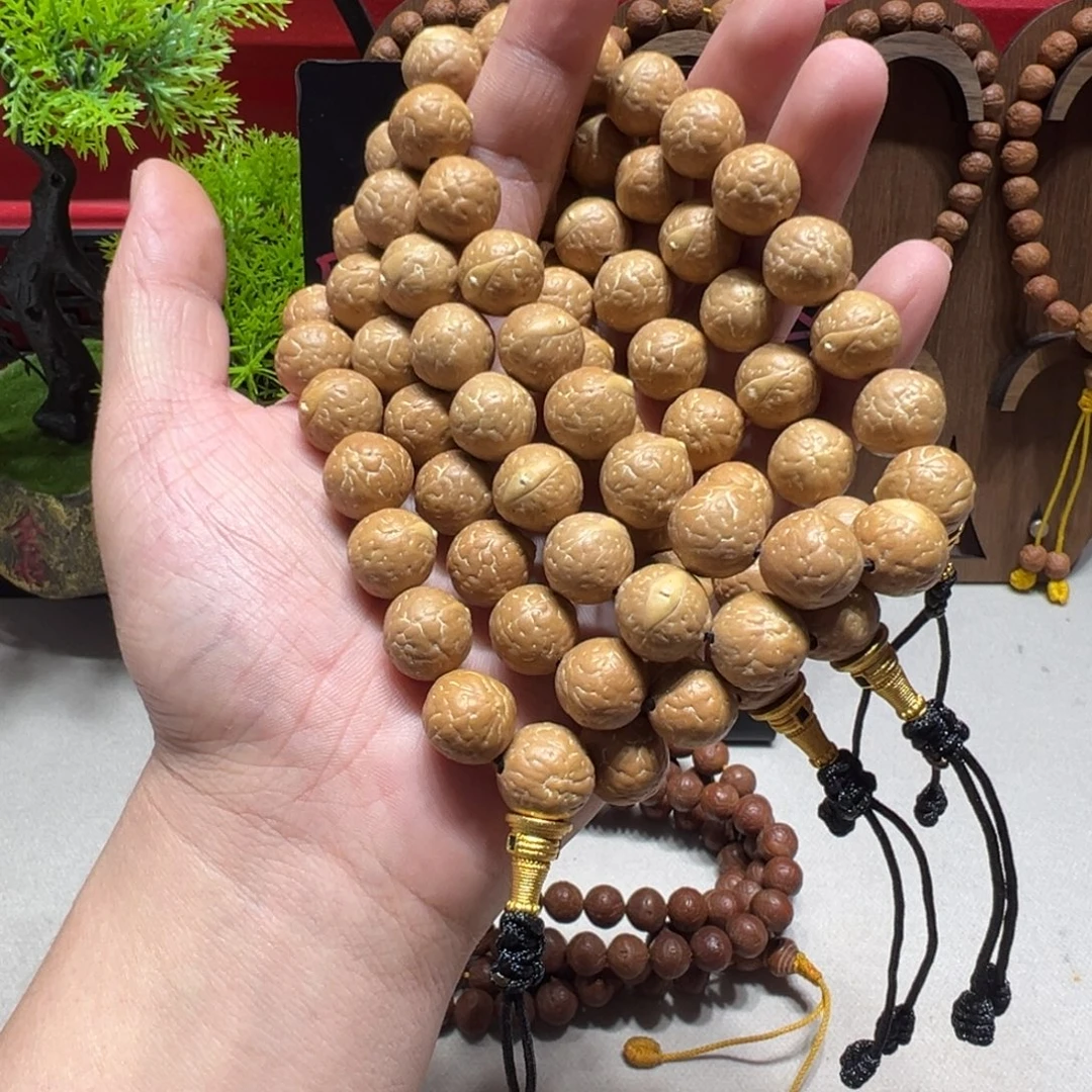 手串凤眼菩提随机发一条14mm左右油皮籽