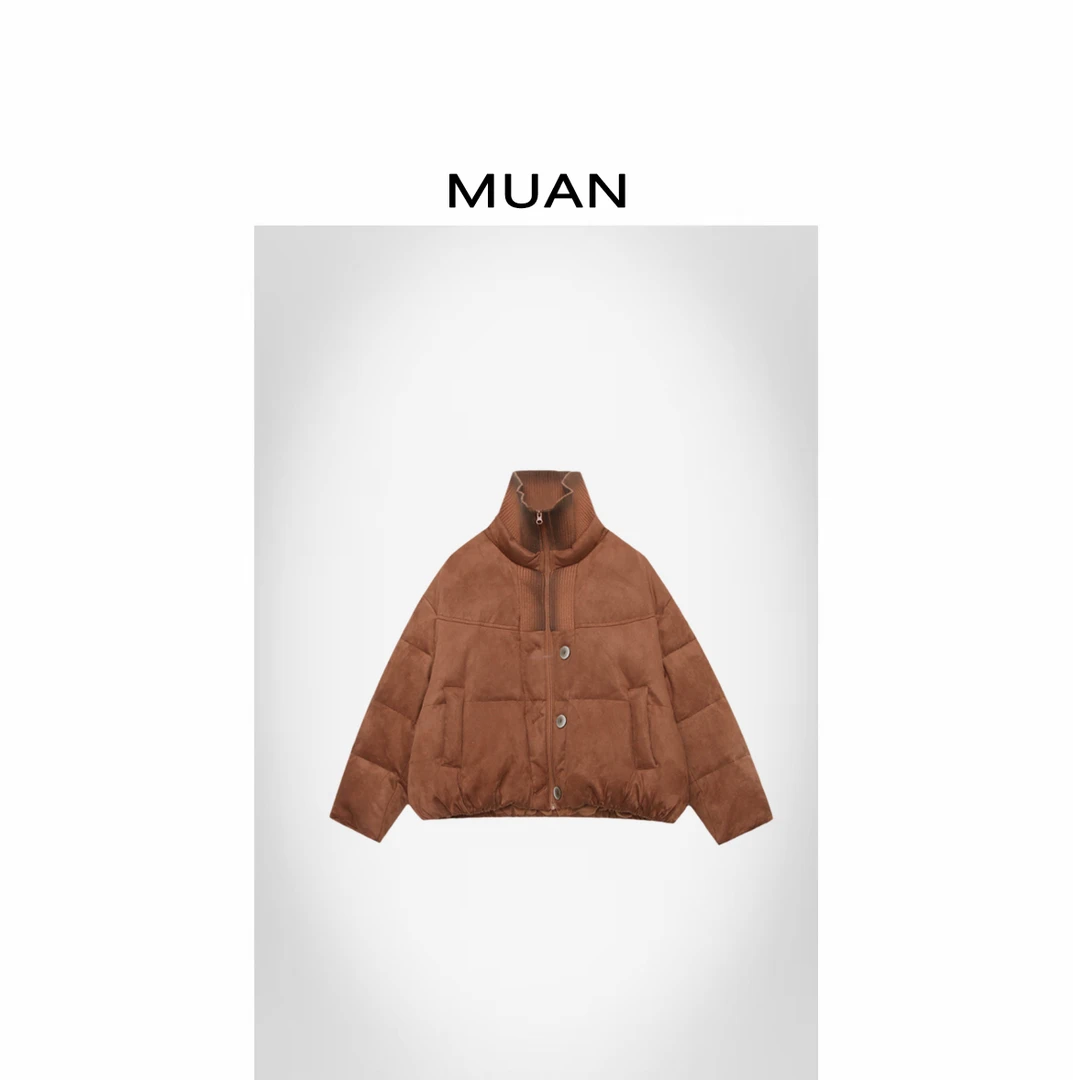 木岸MUAN：《热拿铁羽绒服》定制90白鸭中古羽绒服外套女D-DS2-5166