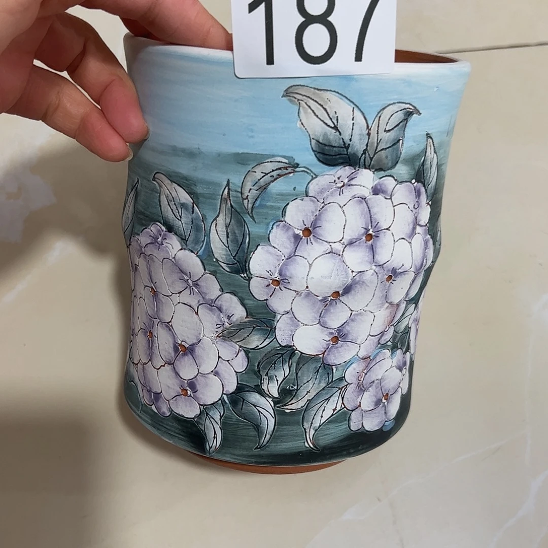 景德镇炫彩手绘口12高16