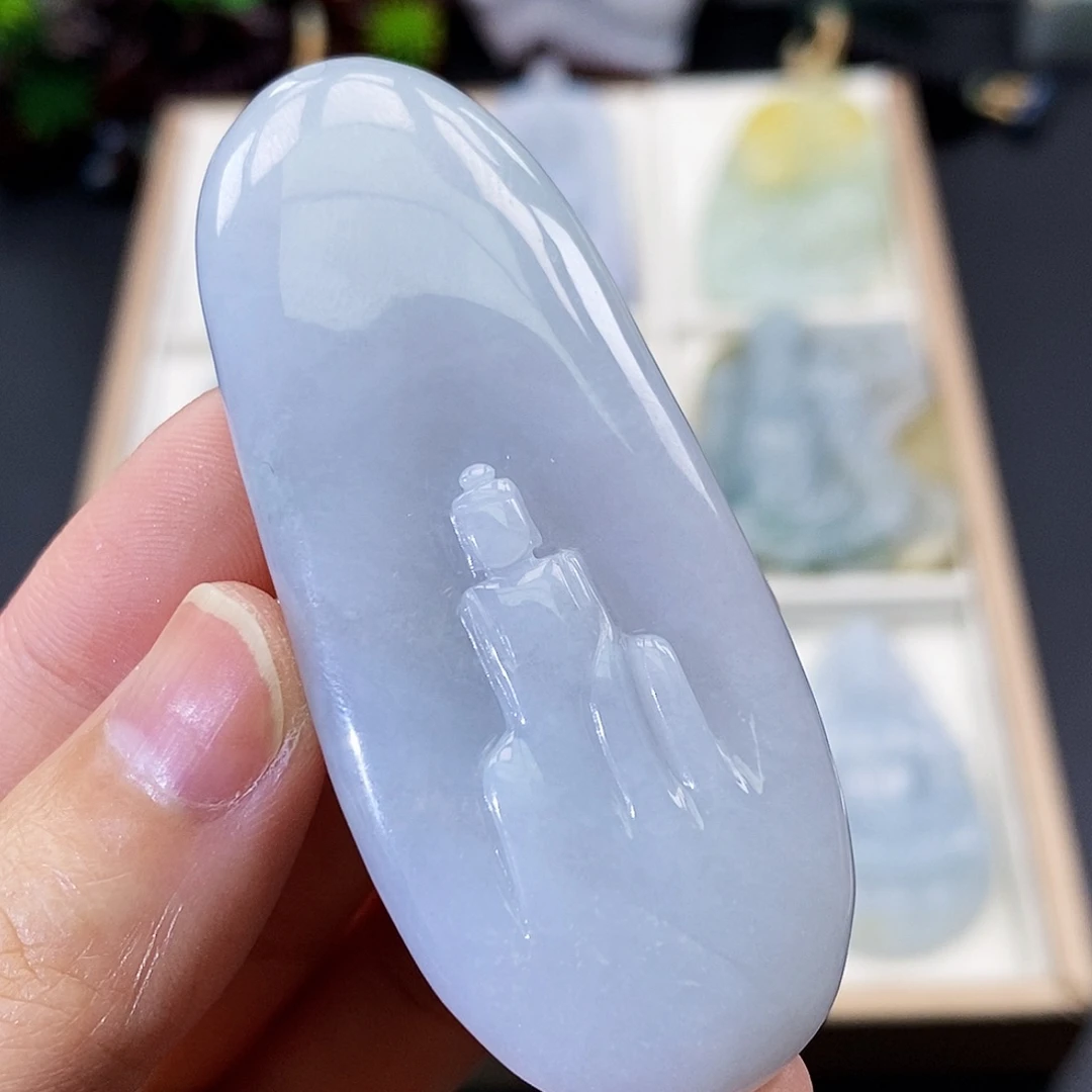 颈饰未镶嵌翡翠缅甸翡翠a货