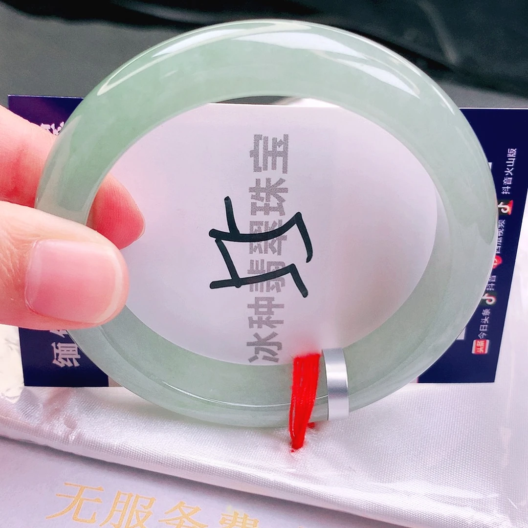 翡翠未镶嵌手镯缅甸天然a货翡翠手镯