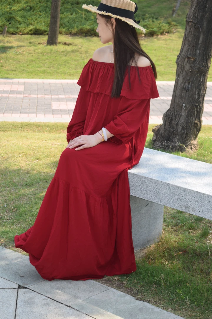 绵绸连衣裙夏季宽松显瘦长款裙子