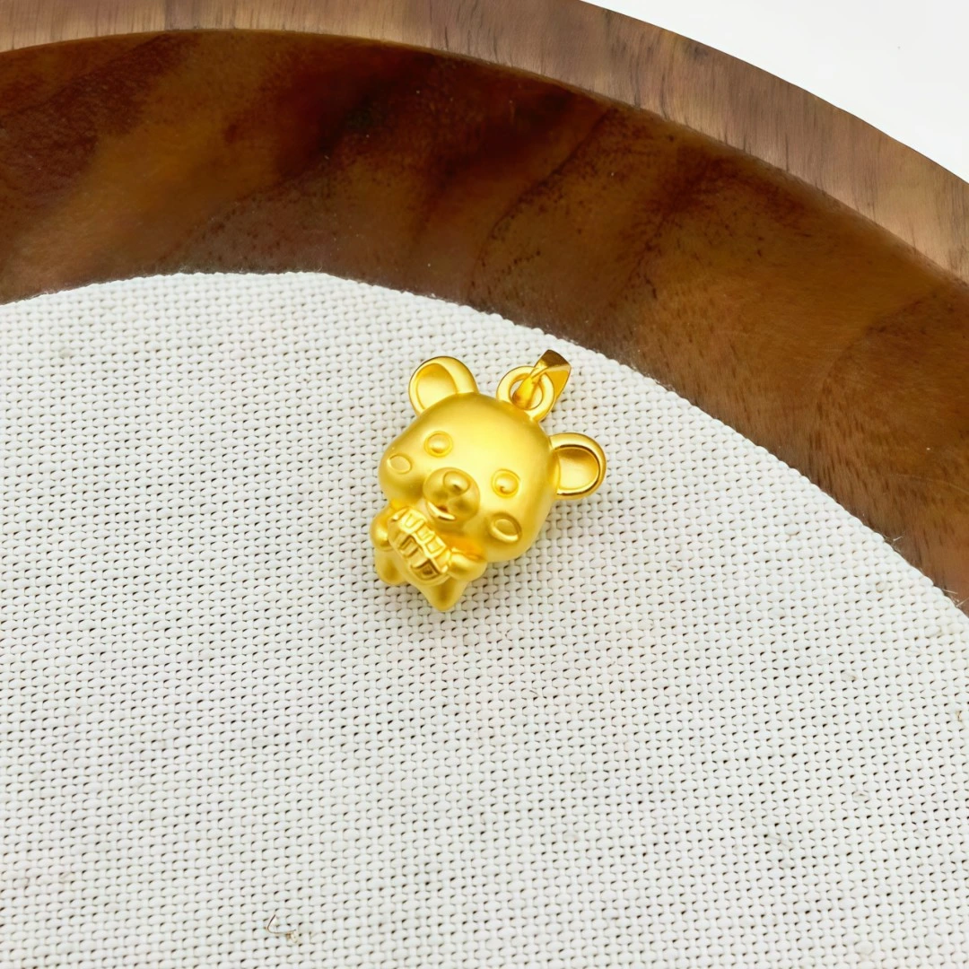 足金999 幸运小熊吊坠 1.55