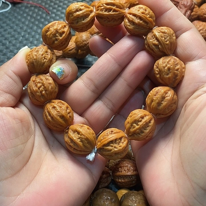 文玩核桃手串麦穗八棱