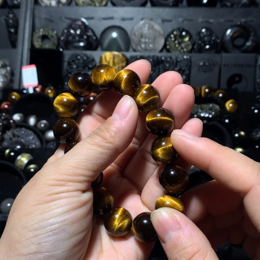 【闪购商品】木变石（虎睛石）手串未镶嵌驾*