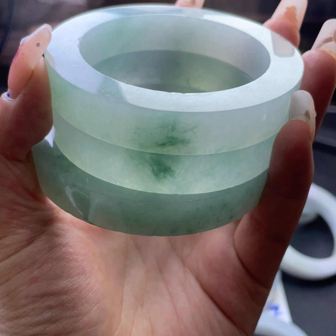 定制翡翠缅A翡翠未镶嵌喜****)