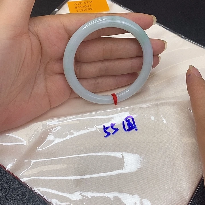 翡翠未镶嵌手镯天然缅甸翡翠A货手镯52圈以下