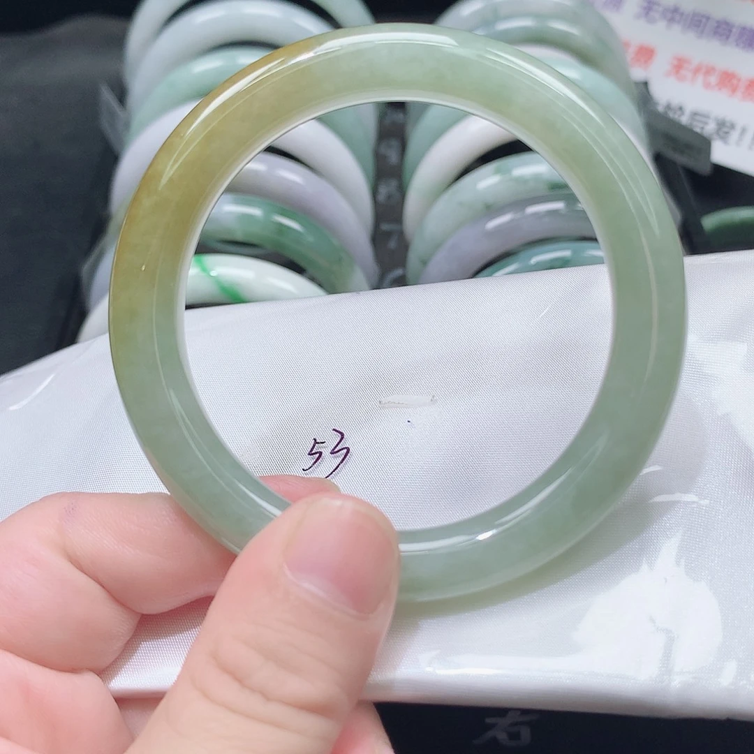 翡翠未镶嵌手镯214