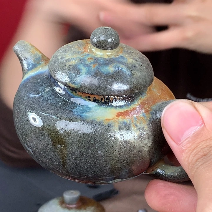 紫砂柴烧安**冠纯自然柴烧