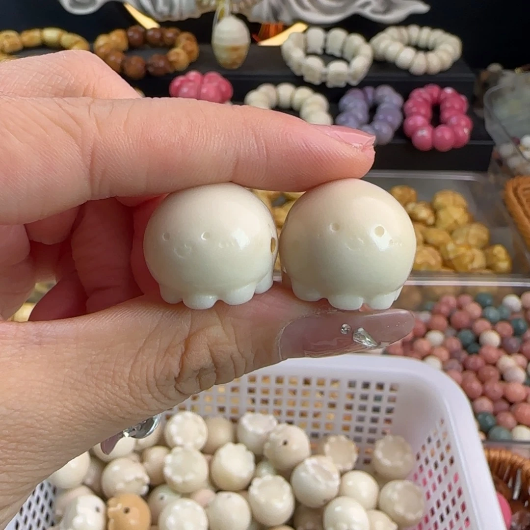 菩提根/象牙果吊坠微瑕牙果章鱼3颗