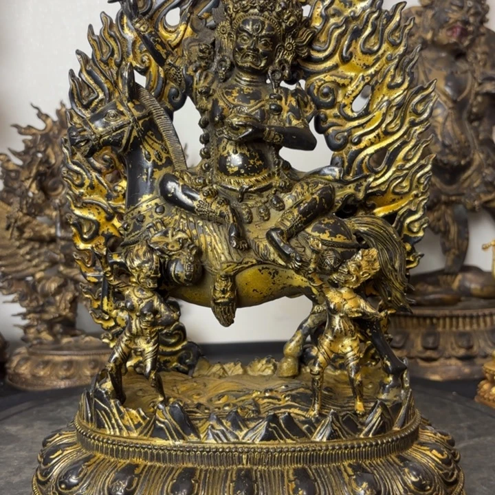 吉祥天母藏佛摆件