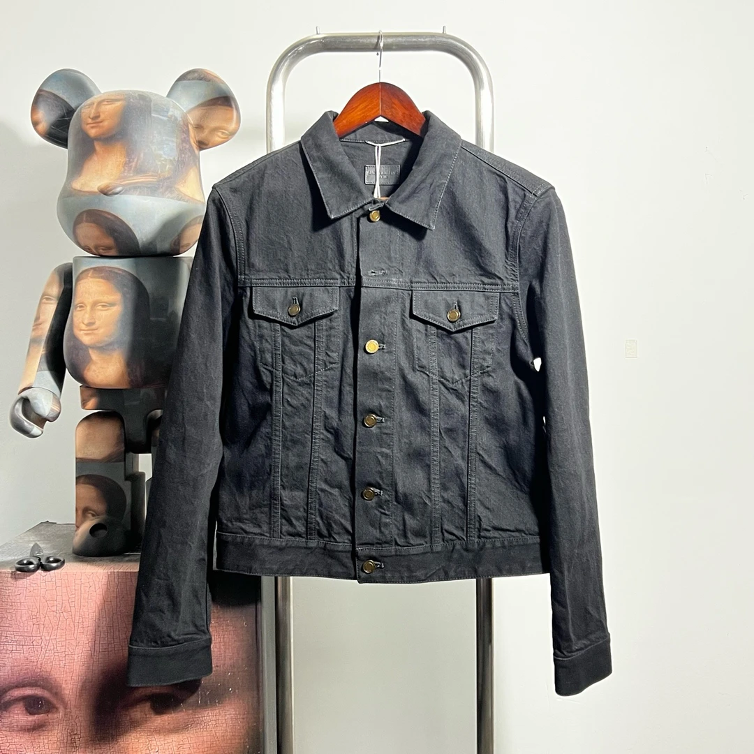 99新 YSL/圣罗兰 外套 V1614尺码：L胸围50衣长60