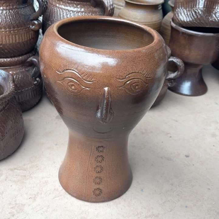 紫砂花盆口径17/33有孔