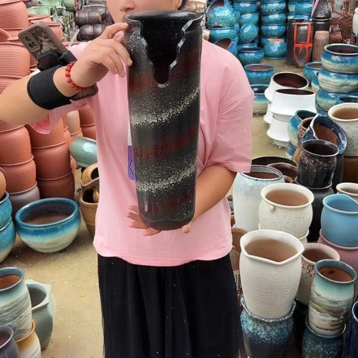 口14高42瑕疵一个盆子。