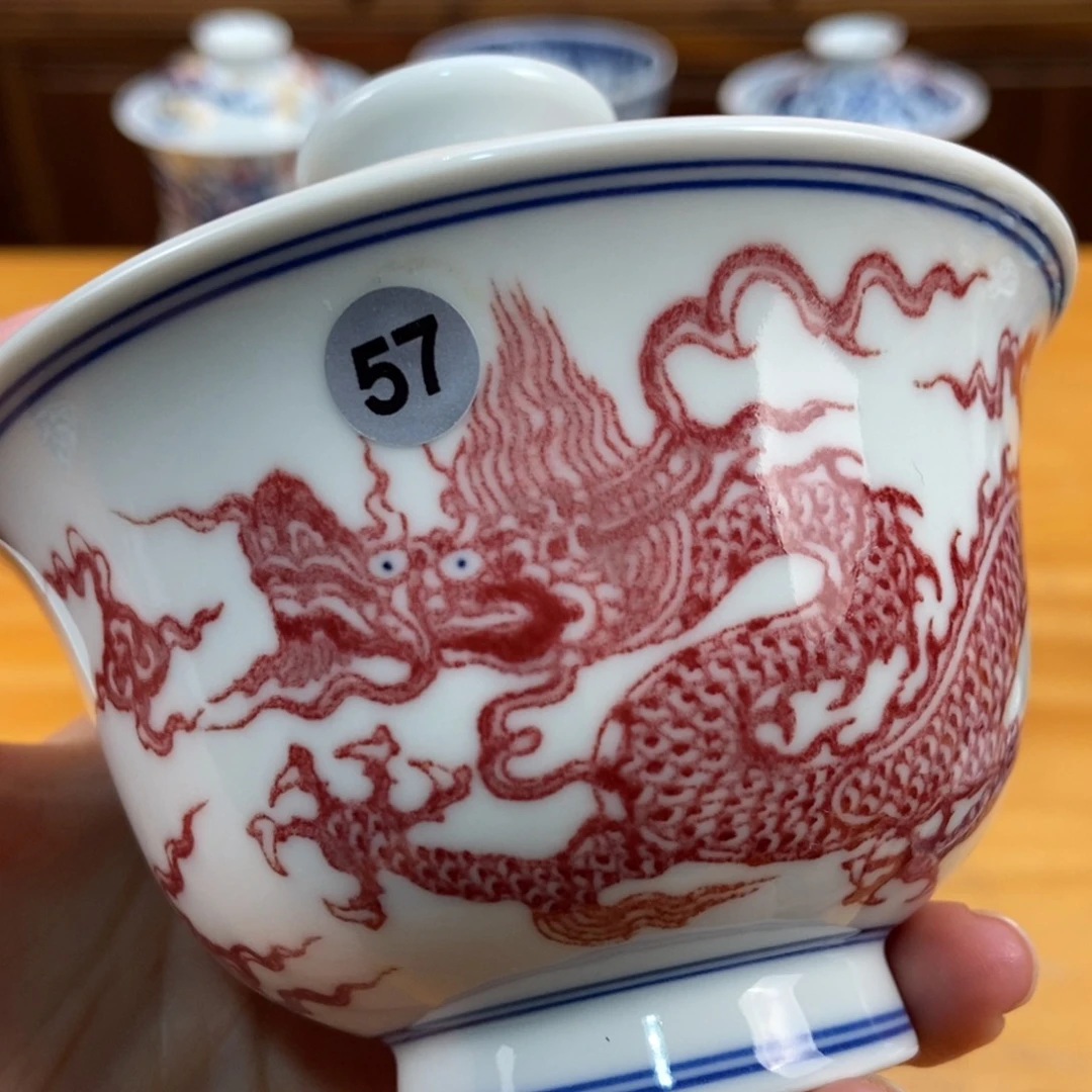 手绘现代茶具非古董