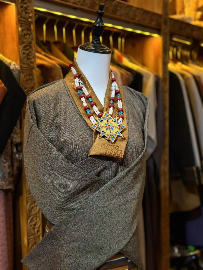 有袖新款气质西藏服