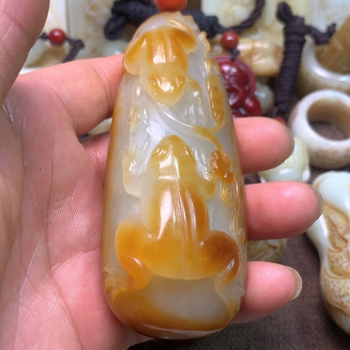 和田玉挂件未镶嵌用****1