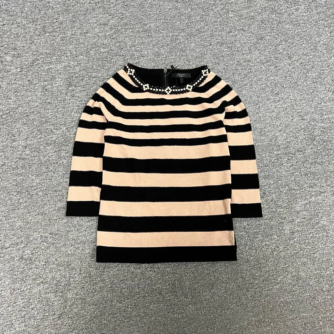 99新 MaxMara Maxmara weekend 横条纹上衣 s 码