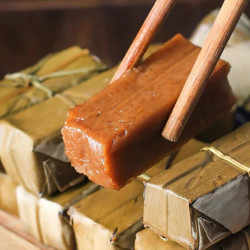 宜宾竹叶糕黄粑红糖糍粑四川特产糯米糕叶儿粑半成品早餐点心小吃