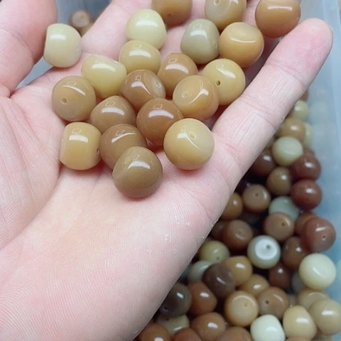 吊坠白玉菩提15精品风化大蒜瓣30颗