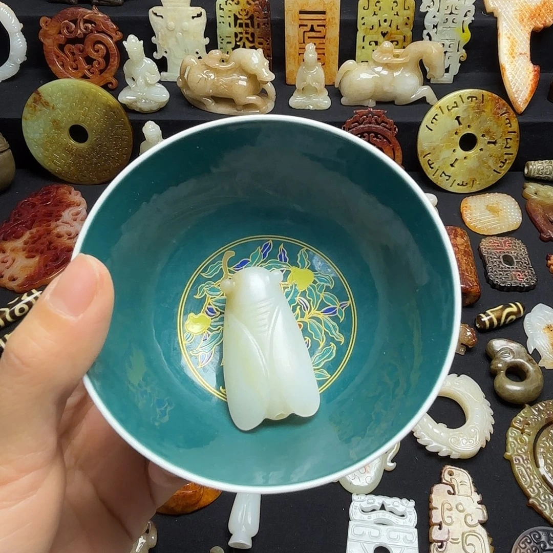 开***啦瓷片精美摆件摆件