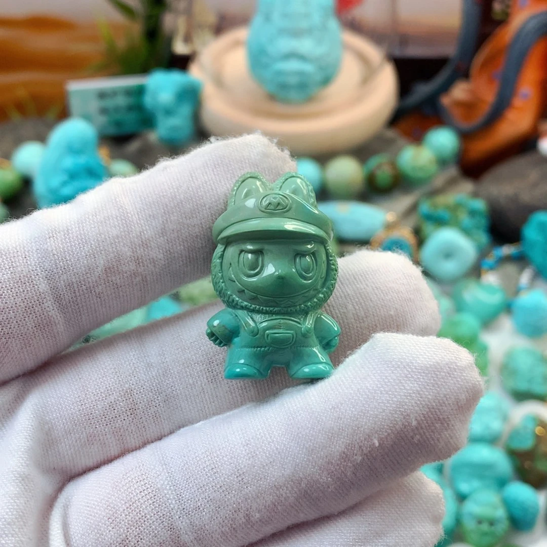 绿松石未镶嵌珠宝半成品