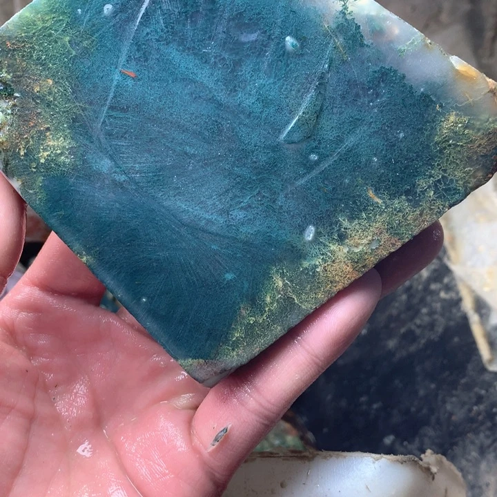 定制玛瑙星**蓝定制玛瑙材质不退货