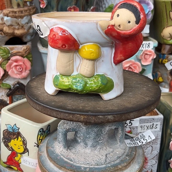 花盆紫砂粗陶材质多肉花盆