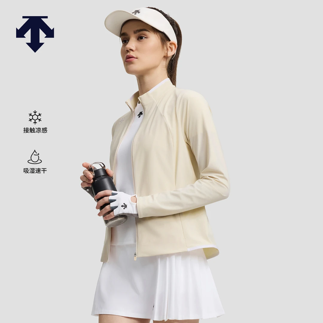 DESCENTE迪桑特WOMEN’S TRAINING女士立领针织运动外套D5332TFT33