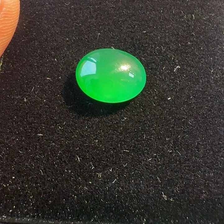 翡翠裸石天然翡翠A货满色裸石蛋面