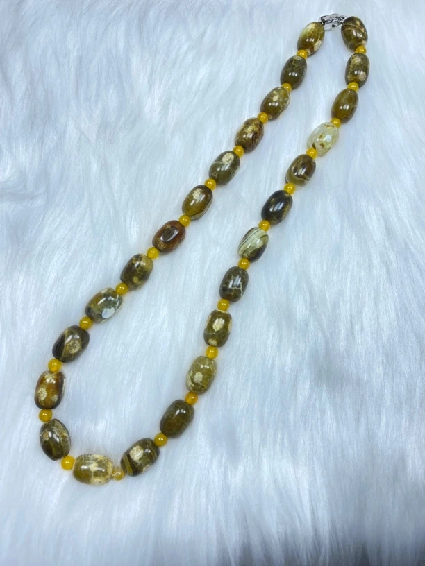 {珍品收藏} 精品收藏黄金骨项链百搭吊坠