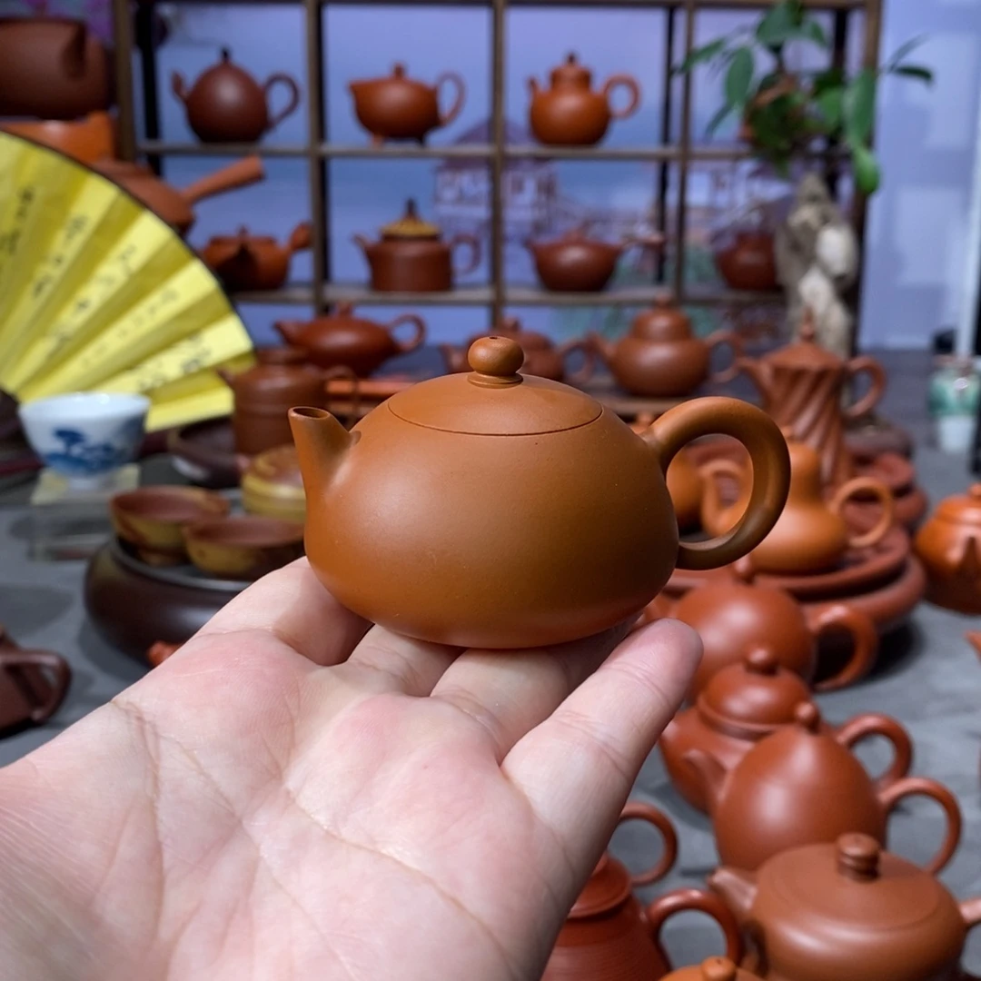紫砂茶壶全手鸡蛋黄小文旦壶50cc