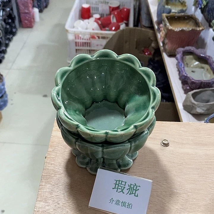 紫砂花盆水培瑕疵盆无孔