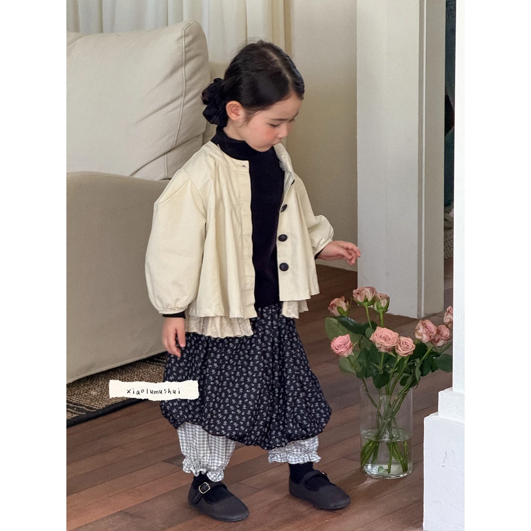 【摆脱常规】独特洋气时髦女童装儿童小孩衣服秋装套装HB192（汉服）