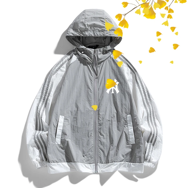 户外夏季新款透气薄款防嗮衣连帽拼色防紫外线百搭宽松防晒衣外套