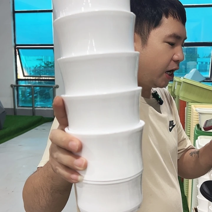 特价竹节口12高12白色6个带托