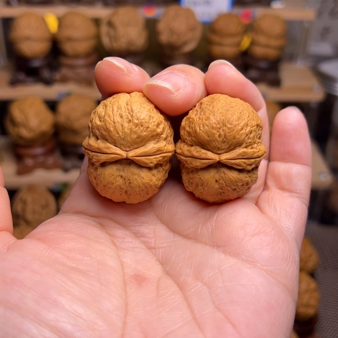 把件文玩核桃73w粗筋元宝36尺