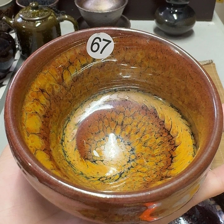茶盏67 坚记茶盏摆件