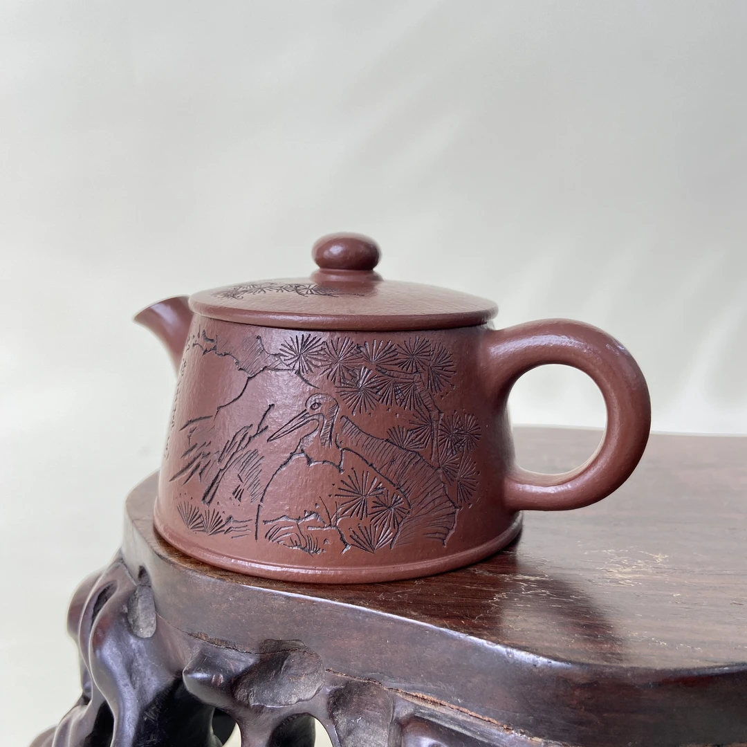 宜兴手工紫砂陶 （林碧青）茶壶GS4192-2