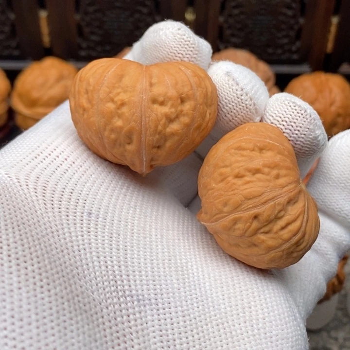 文玩核桃把件磨盘元宝