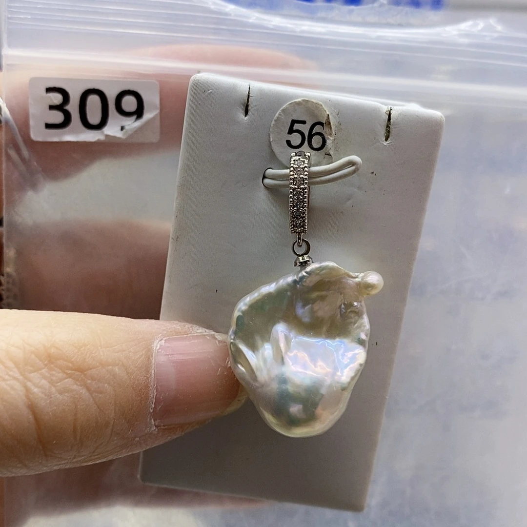 颈饰合金淡水珍珠