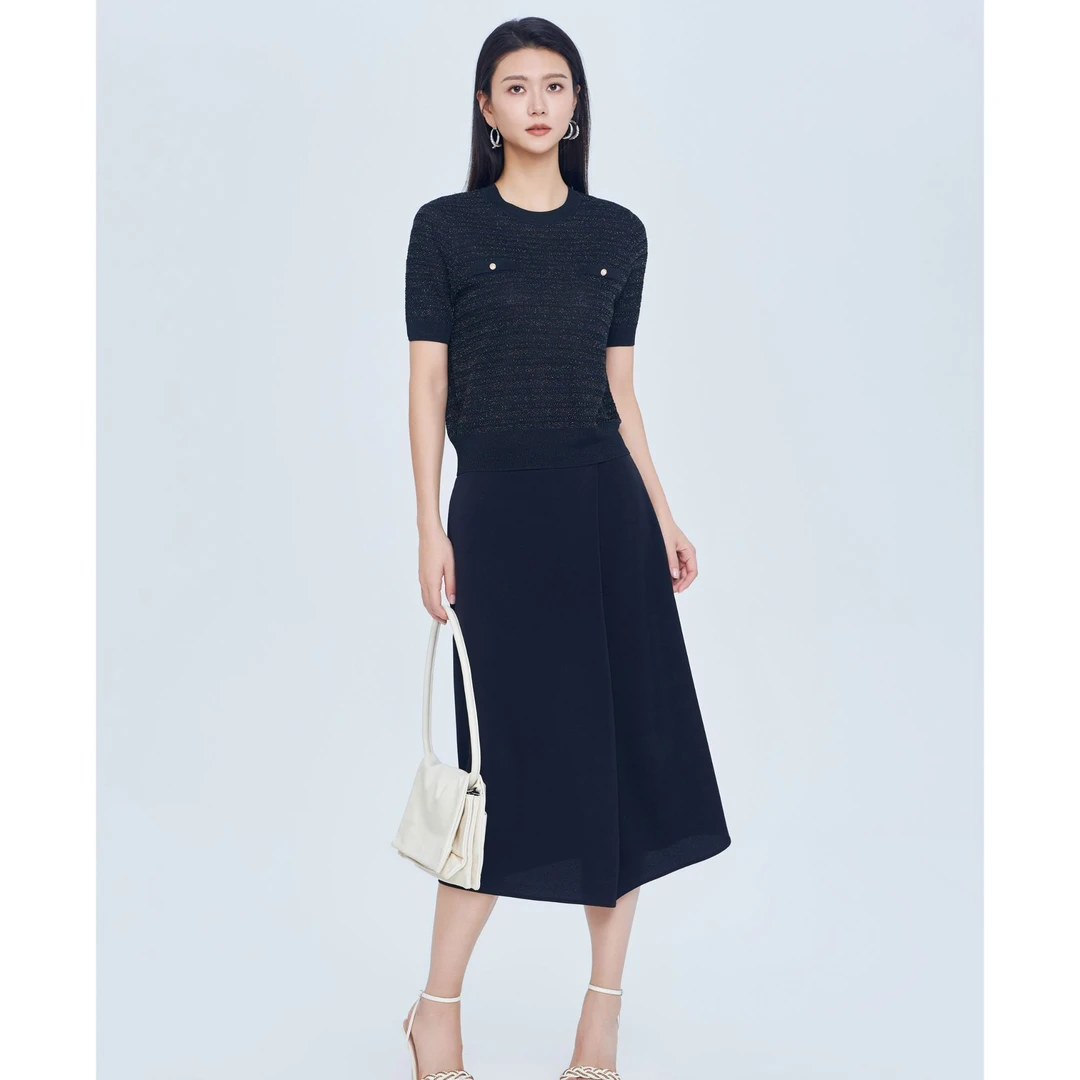 【籽言专属】FINITY 新款针织衫气质时尚休闲气质百搭 F20SJ1014S