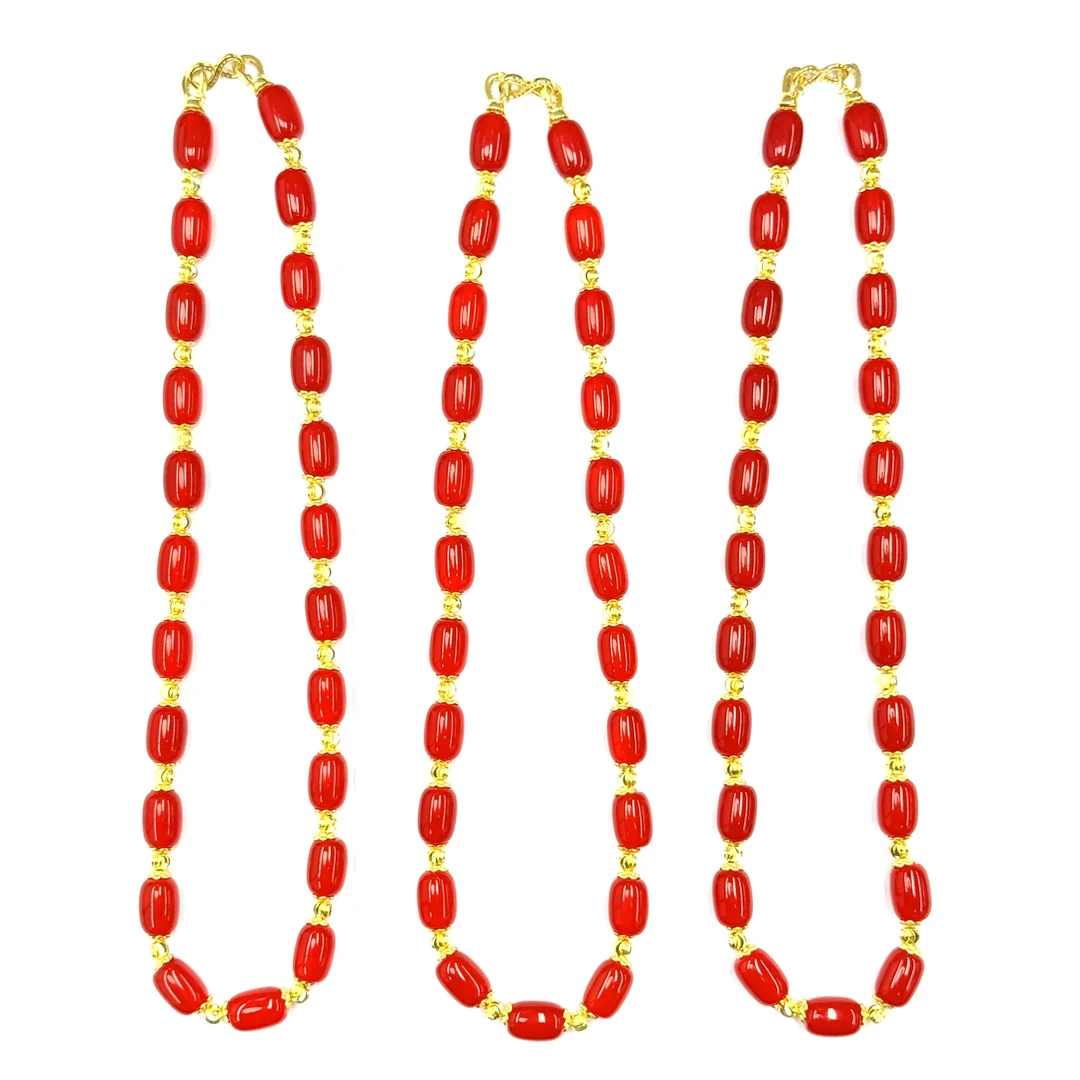 【符老板】x625-复古气质血离子玛瑙项链-赠礼盒-多样性只发一件