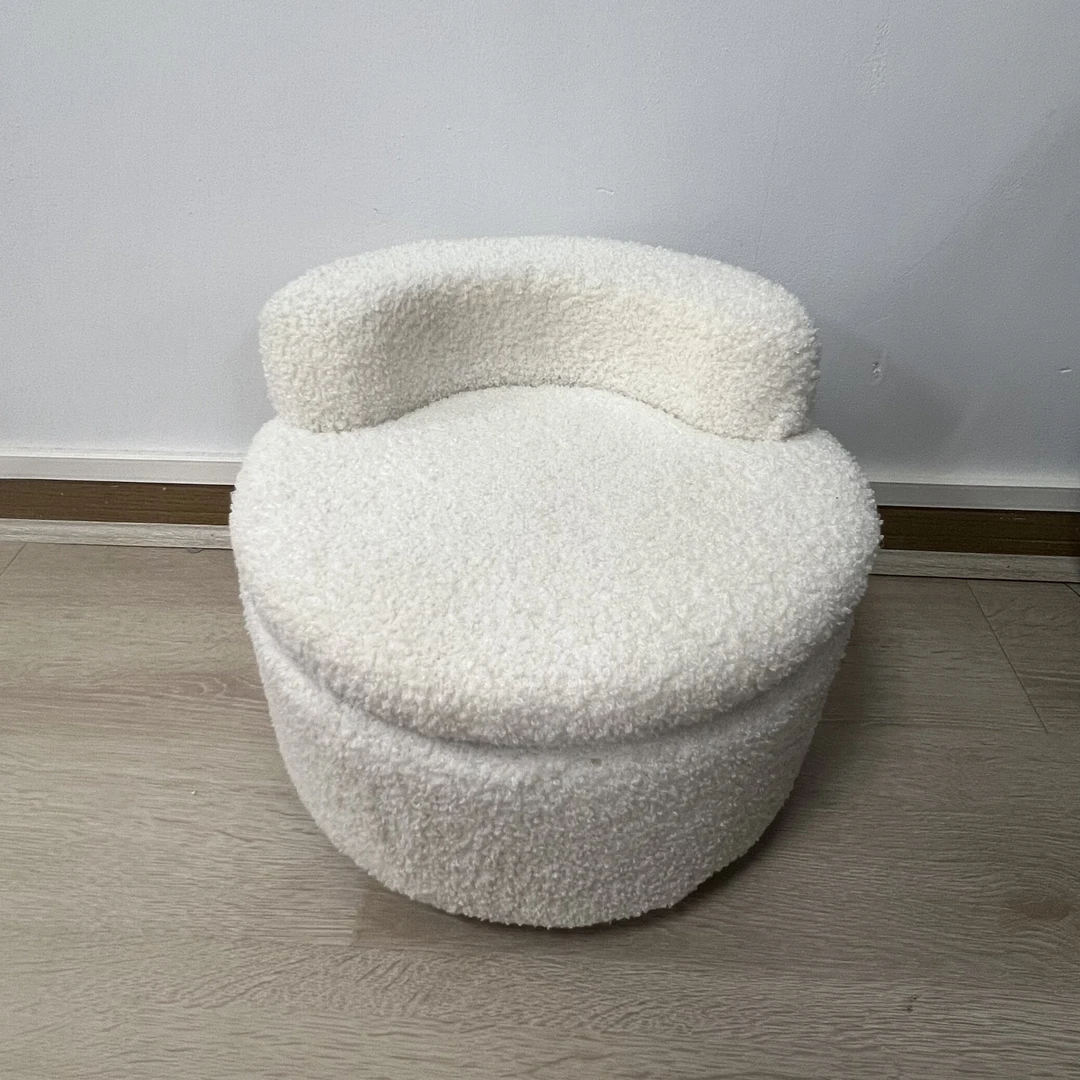 xg圆凳靠背椅换鞋凳奶油风家用小凳子a