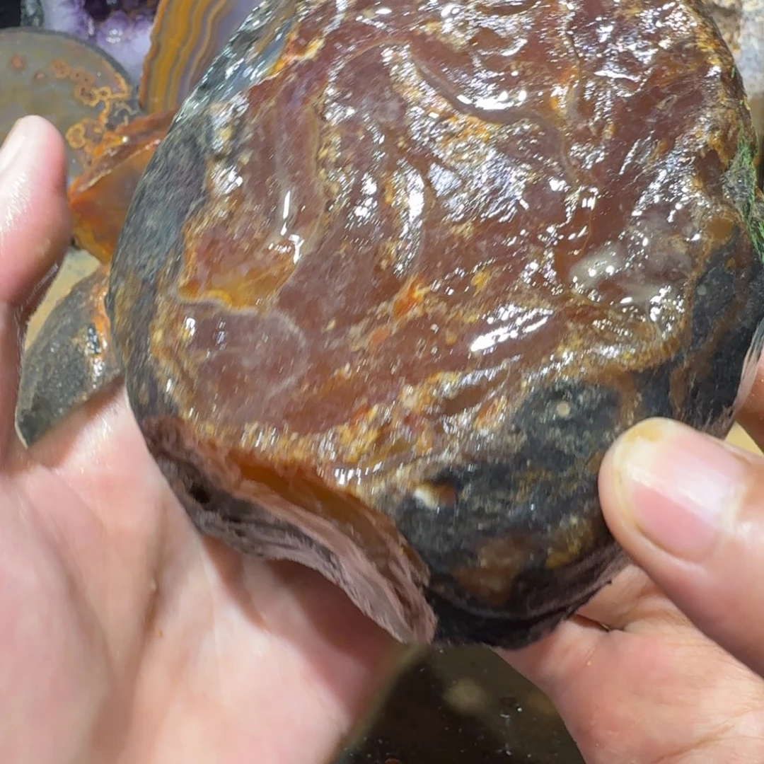 未镶嵌玛瑙/玉髓珠宝半成品